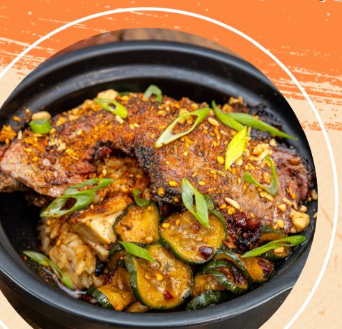 Dragon Flame Rice Bowl